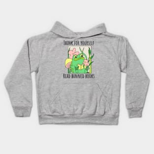 Think For Yourself Read Banned Books Kids Hoodie